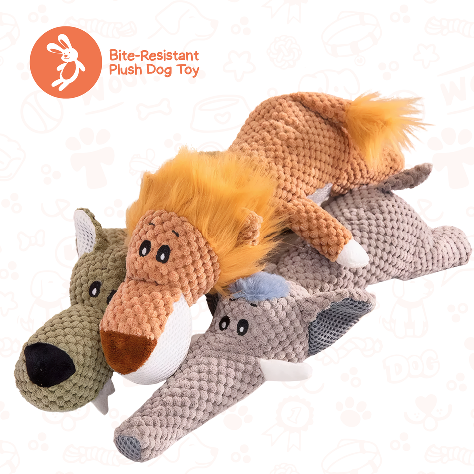 Bite-Resistant Toy with Squeaker