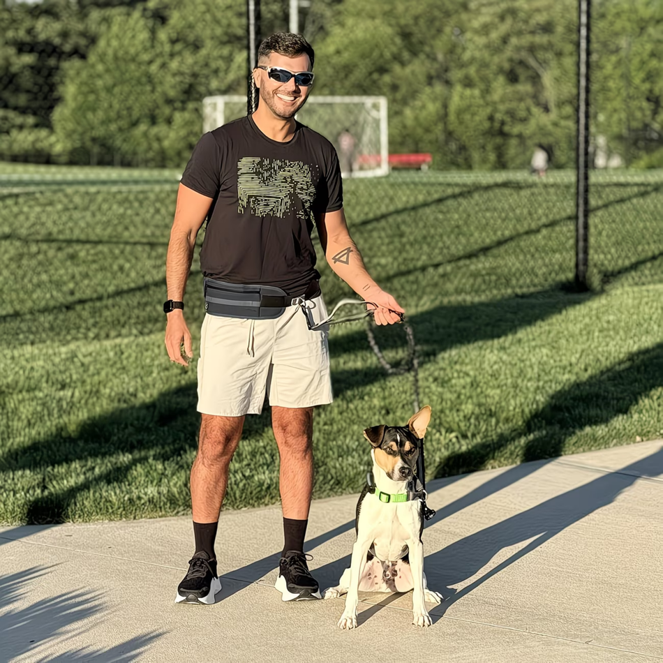 Hands-Free Running Belt Leash