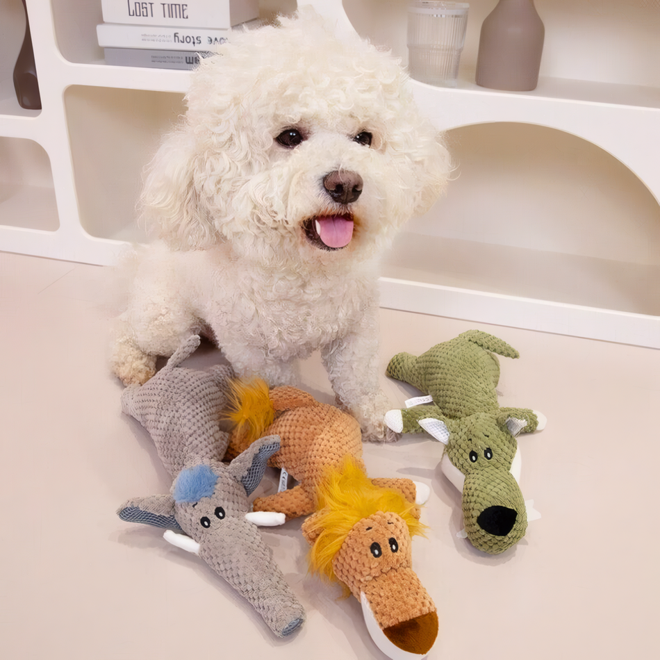 Bite-Resistant Toy with Squeaker