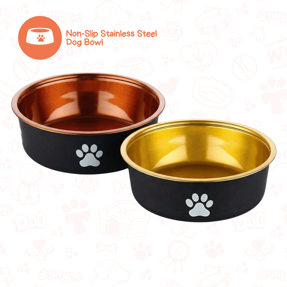 Non-Slip Stainless Steel Bowl